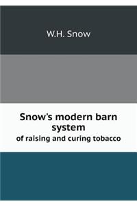 Snow's Modern Barn System of Raising and Curing Tobacco