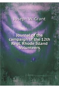 Journal of the Campaign of the 12th Regt. Rhode Island Volunteers