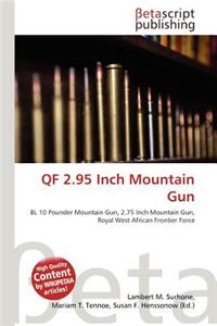Qf 2.95 Inch Mountain Gun