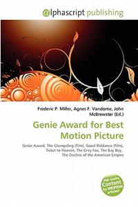 Genie Award for Best Motion Picture