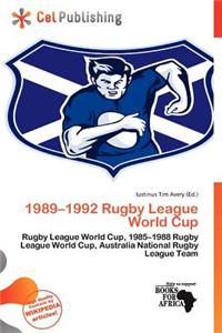 1989-1992 Rugby League World Cup