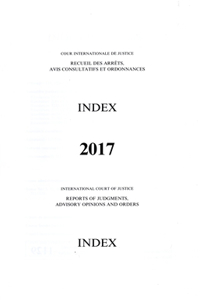 Reports of judgments, advisory opinions and orders