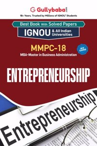Gullybaba IGNOU MBF (New) 4th Sem MMPC-18 Entrepreneurship in English