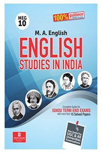 English Studies In India (Meg-010)