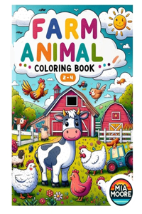 Farm Animal Coloring Book