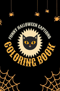 Funny Halloween Captions Coloring book