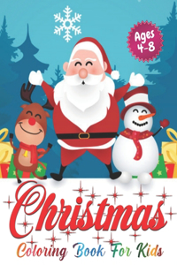Christmas Coloring Book for Kids Ages 4-8
