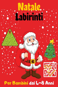 Natale Labirinti Per Bambini dai 4-8 Anni