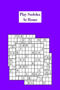 Play Sudoku At Home