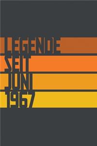 Legende seit Juni 1967