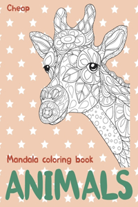 Mandala Coloring Book Cheap - Animals