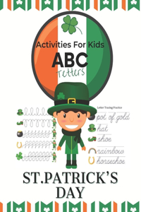 Activities For Kids ABC Letters St.Patrick's Day