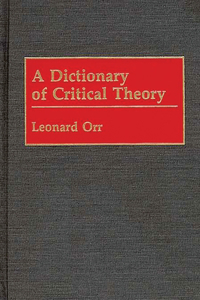 Dictionary of Critical Theory