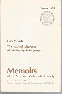 Maximal Subgroups of Classical Algebraic Groups