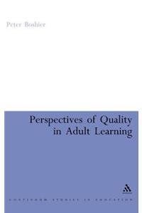 Perspectives of Quality in Adult Learning