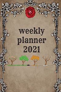 Weekly Planner 2021 colored