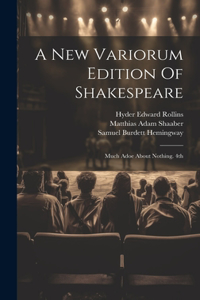 New Variorum Edition Of Shakespeare