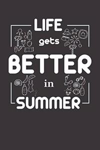 Summer Inspirational Quotes Notebook Journal