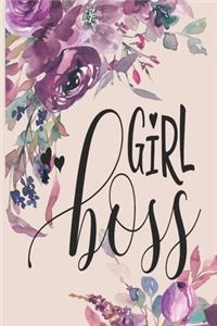 Girl Boss: Positive Affirmation Guided Journal - 12 weeks to feel Better, Monitor your Moods, be a Happier You - 24 Pages Per Week