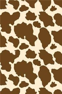 Cow Pattern Notebook