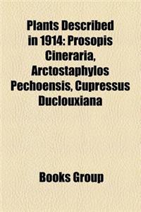 Plants Described in 1914