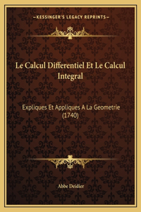 Calcul Differentiel Et Le Calcul Integral