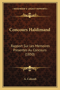 Concours Haldimand