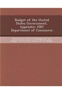 Budget of the United States Government, Appendix: 2007 Department of Commerce