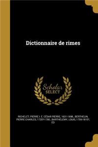 Dictionnaire de Rimes