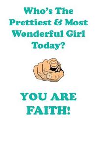 FAITH is The Prettiest Affirmations Workbook Positive Affirmations Workbook Includes