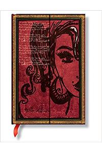 Amy Winehouse, Tears Dry (Embellished Manuscripts Collection) Mini Lined Hardcover Journal (Wrap Closure)