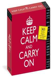 Keep Calm and Carry on Page-A-Day Calendar 2025