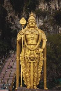 Golden Statue of Lord Muragan Outside Batu Caves in Malaysia Journal