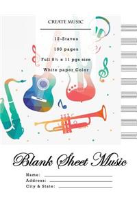 Blank Sheet Music