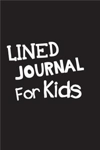 Lined Journal For Kids