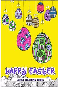 Happy Easter Adult Coloring Books