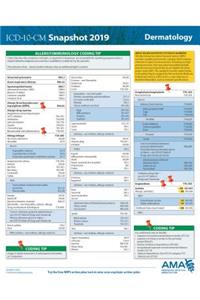 ICD-10-CM 2019 Snapshot Coding Card: Dermatology