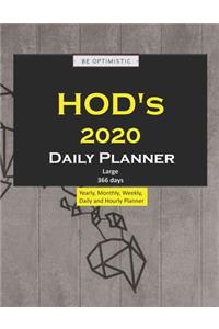 HOD's 2020 Daily Planner Large 366 days