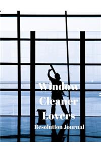 Window Cleaner Lovers Resolution Journal