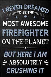 I Never Dreamed I'd Be The Most Awesome Firefighter On The Planet But Here I Am Absolutely Crushing It