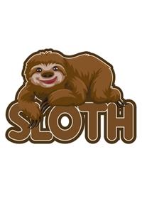 Sloth: 6x9 120 pages blank - Your personal Diary