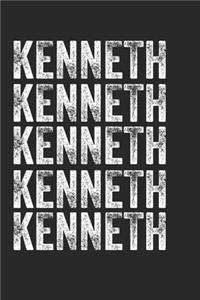 Name KENNETH Journal Customized Gift For KENNETH A beautiful personalized: Lined Notebook / Journal Gift, Notebook for KENNETH,120 Pages, 6 x 9 inches, Gift For KENNETH, Personal Diary, KENNETH, Personalized Journal, Family