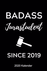 Badass Jurastudent Since 2019 2020 Kalender