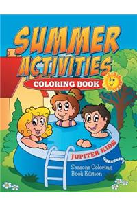 Summer Activities Coloring Book