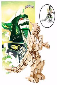 IncrediBuilds: Power Rangers: Dragonzord 3D Wood Model and Poster