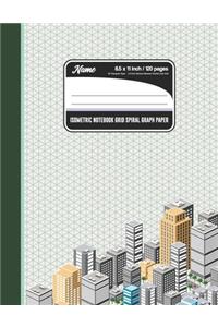 Isometric Notebook Grid Graph Paper