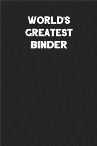 World's Greatest Binder