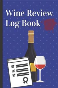 Professional Wine Review Log Book