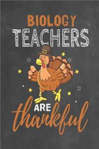 Biology Teachers Are Thankful