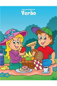 Livro para Colorir de Verão